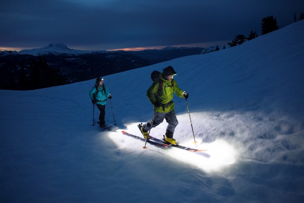 Stirnlampen zum Skifahren